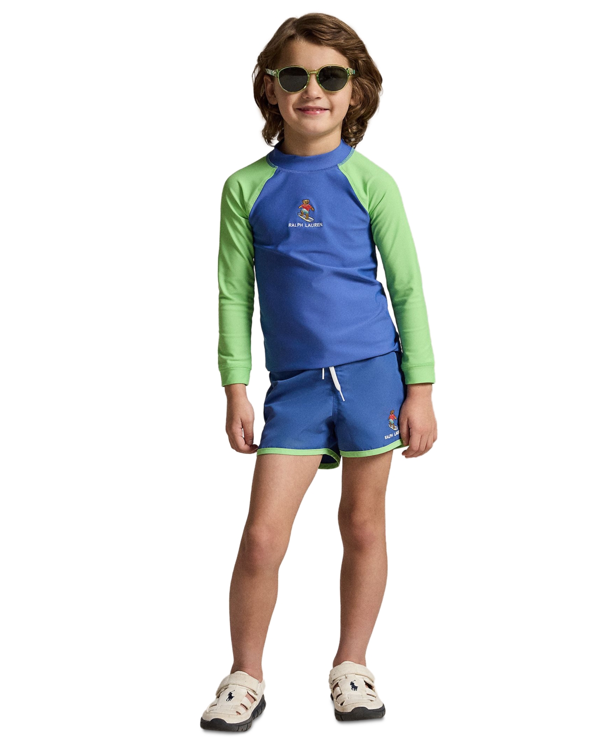 Polo Ralph Lauren Boys' 2-7 Round Neck Rashguard