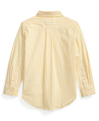 Boys' 2-7 Plaid Button-Down Poplin Shirt