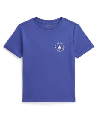 Boys' 2-7 Logo Cotton Jersey Tee