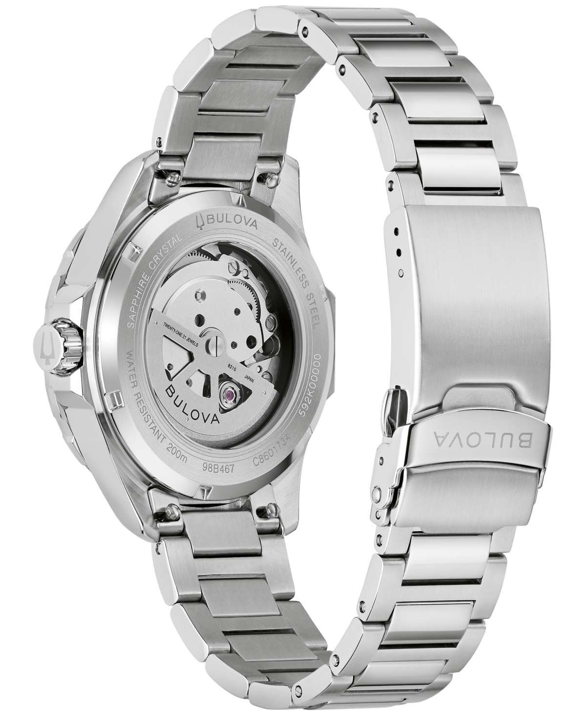 Bulova Men's Marine Star Series B Automatic Two-Tone Stainless Steel Bracelet Watch 45mm