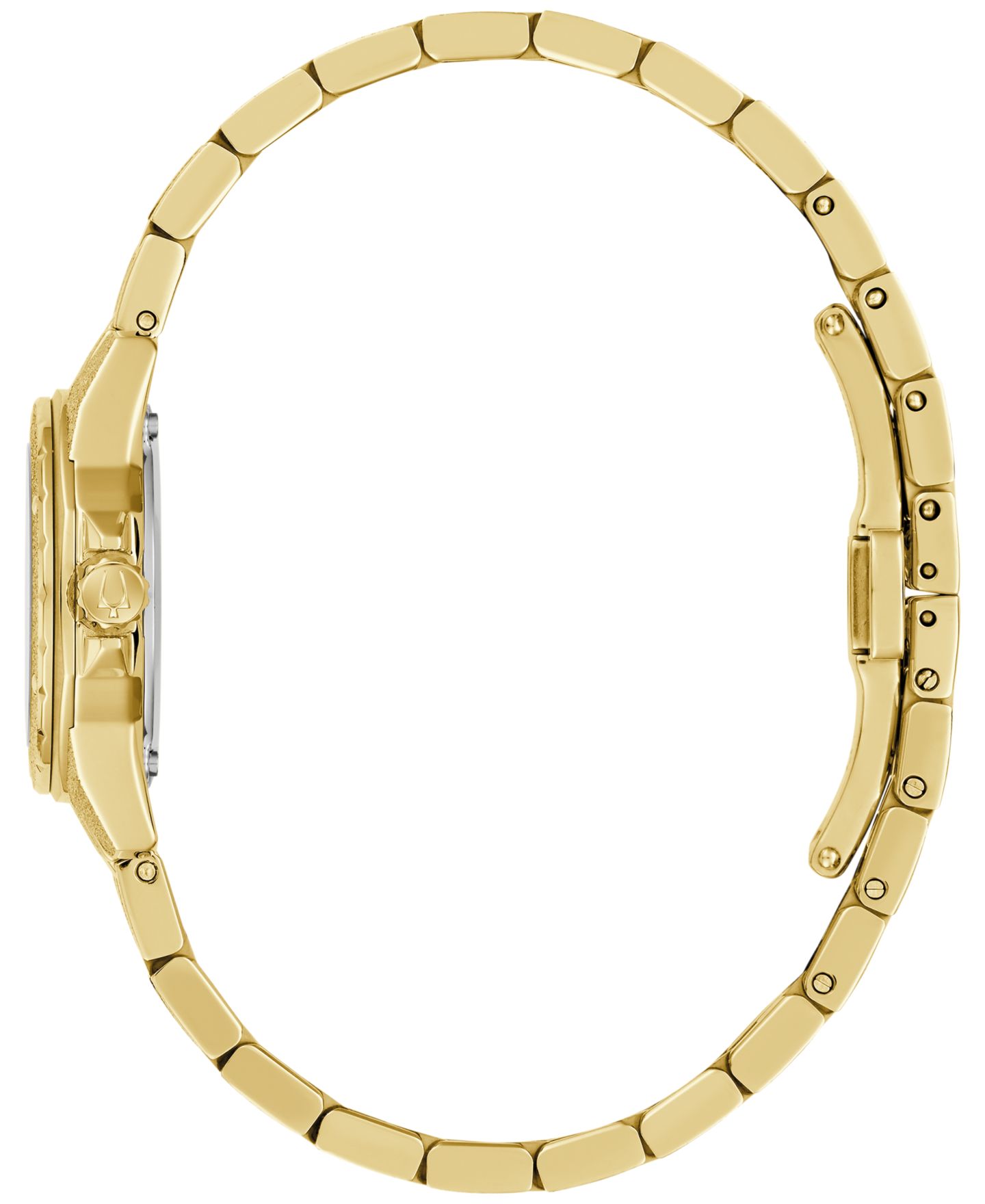 Женские часы Bulova Marine Star Series A Marc Anthony Gold-Tone Stainless Steel Bracelet Watch 35mm — фото 2