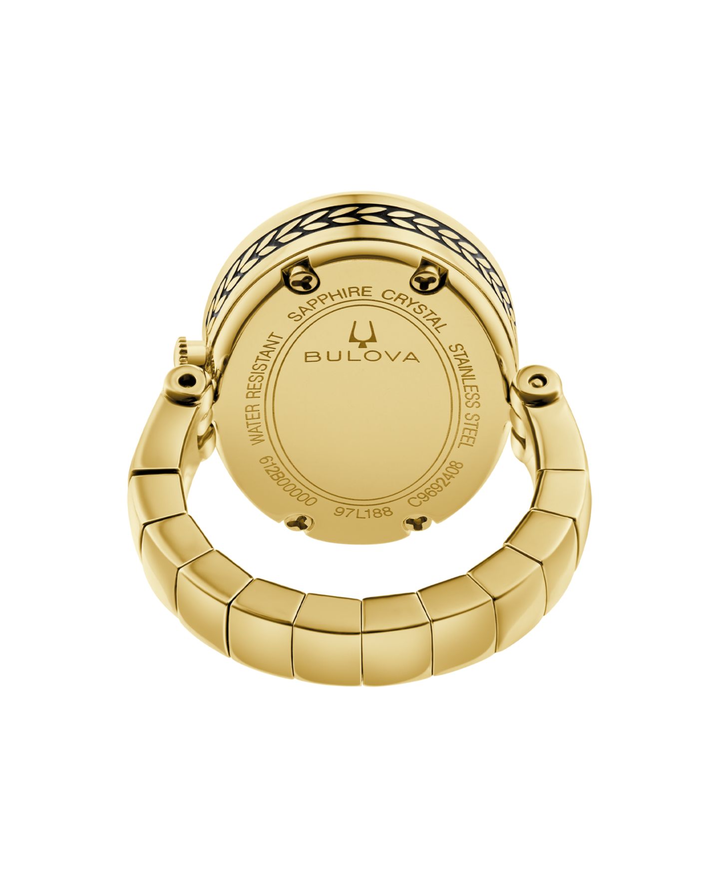 Женские часы Bulova Archive Gold-Tone Stainless Steel Expansion Ring Watch 25.5mm — фото 5