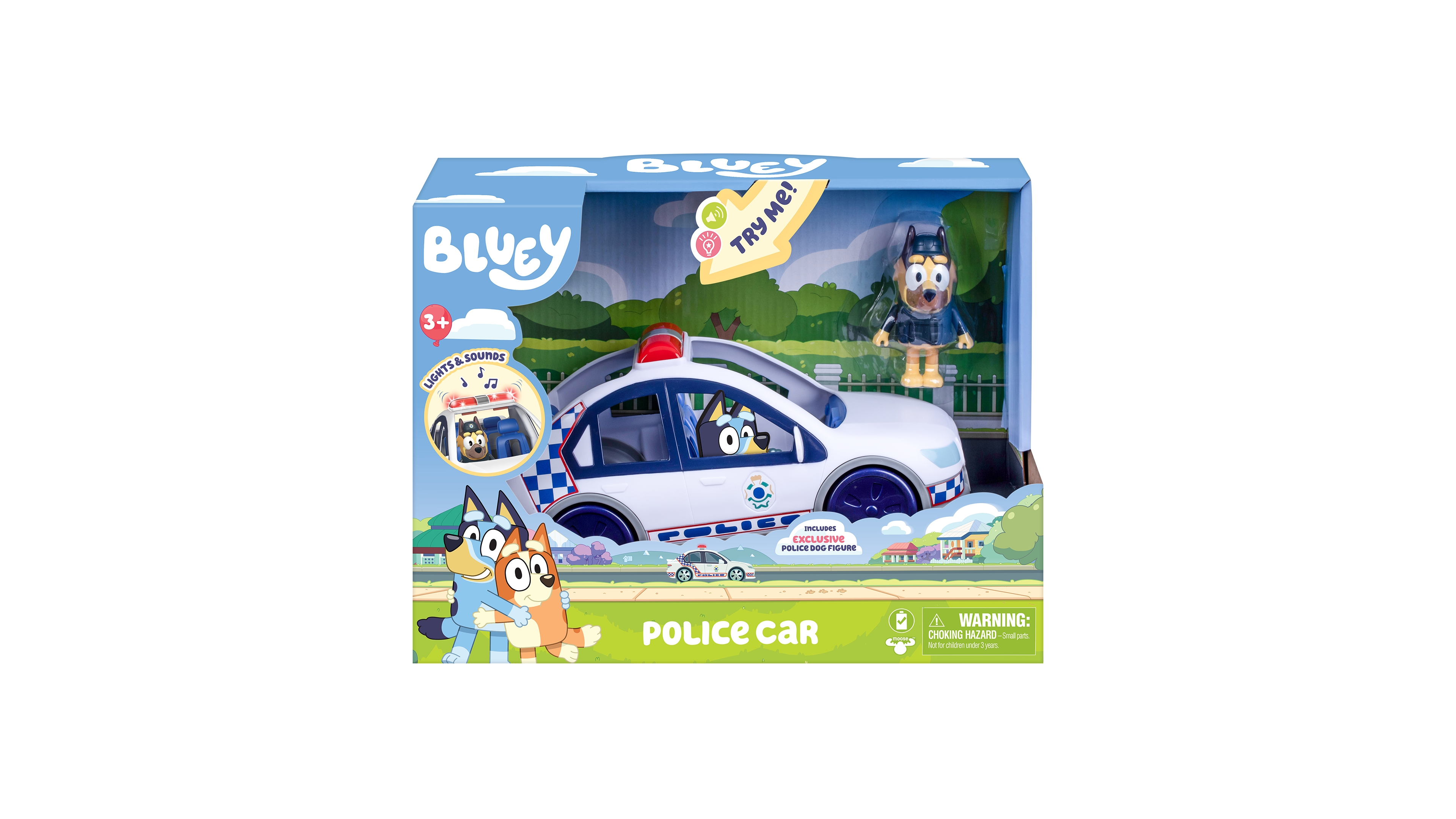 Bluey Police Car with Police Man S14