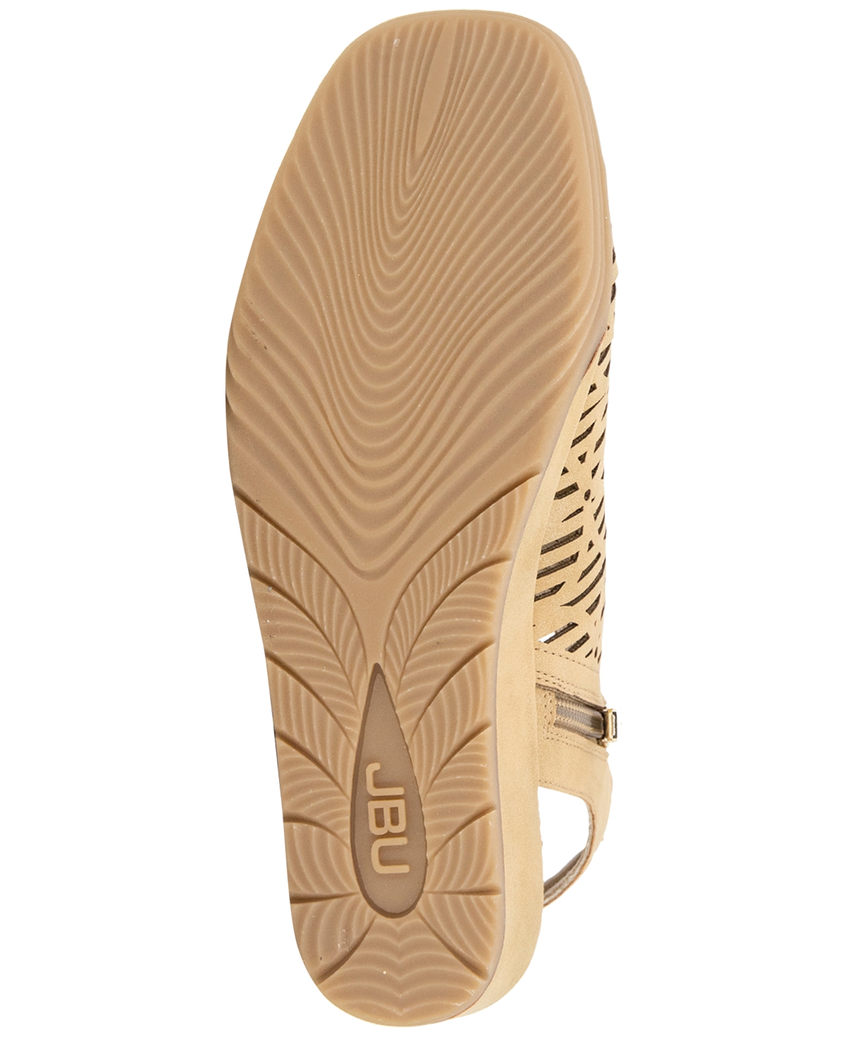 Jbu Women's Tessa Shooties Round Toe Wedge Sandals