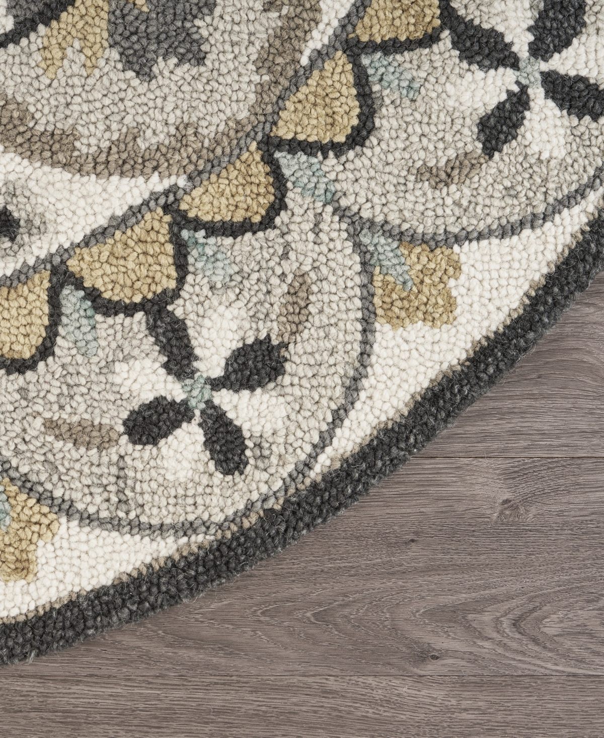 Lr Home Radiance Rdc-100 6' x 6' Round Area Rug