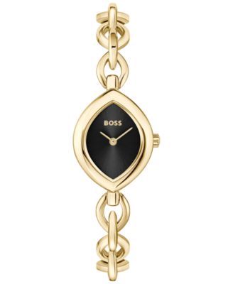 Women's Fiora Quartz Ionic Plated Thin Gold Steel Watch, 22.4mm