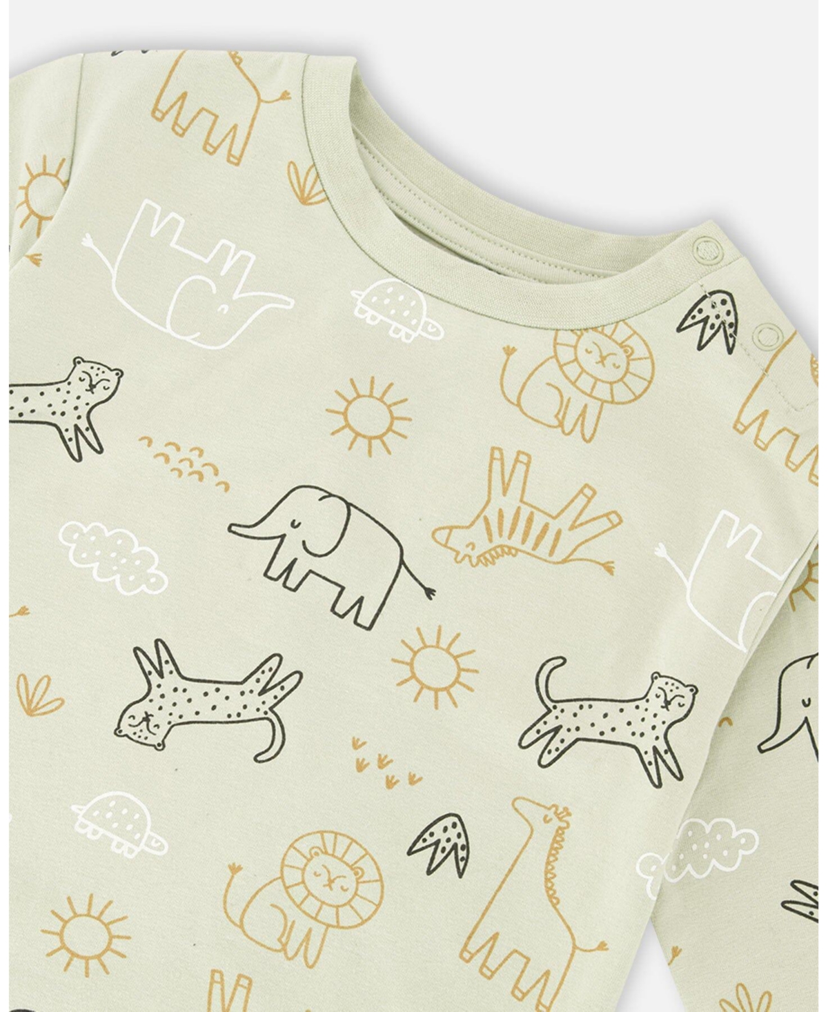 Deux par Baby Boy Cotton Jersey Sweater and Pants Set