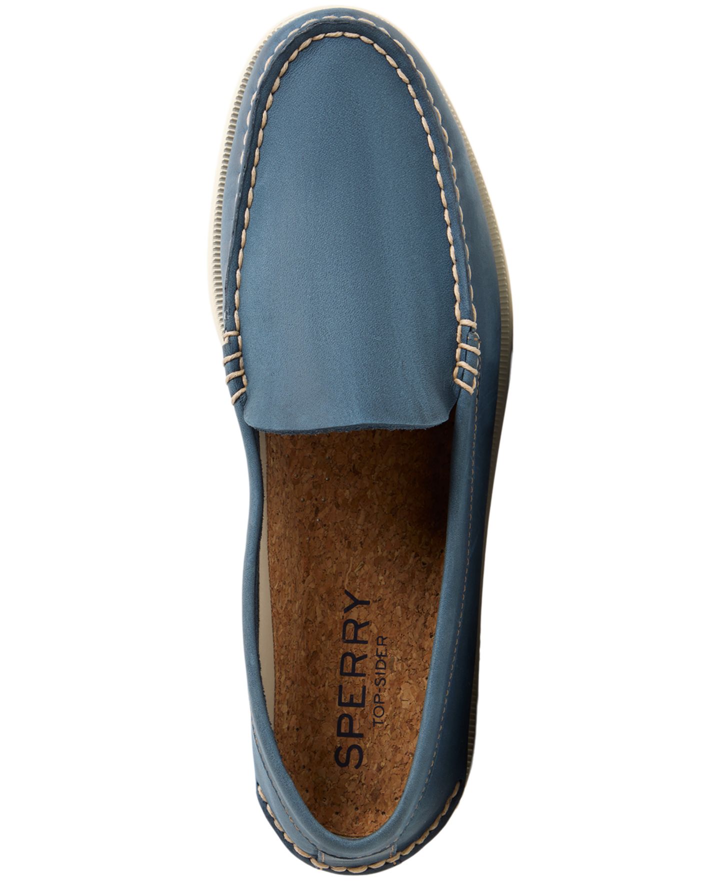 Мужские туфли Sperry Authentic Original Supreme Slip-On Boat, цвет: Синий — фото 4