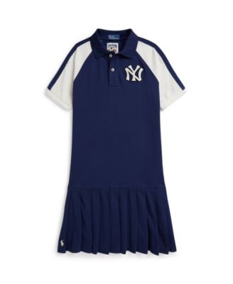 Girls' 7-16 Yankees Polo Collar Dress