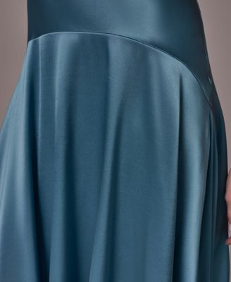 Women's Sleeveless Boat Neck Midi Dress