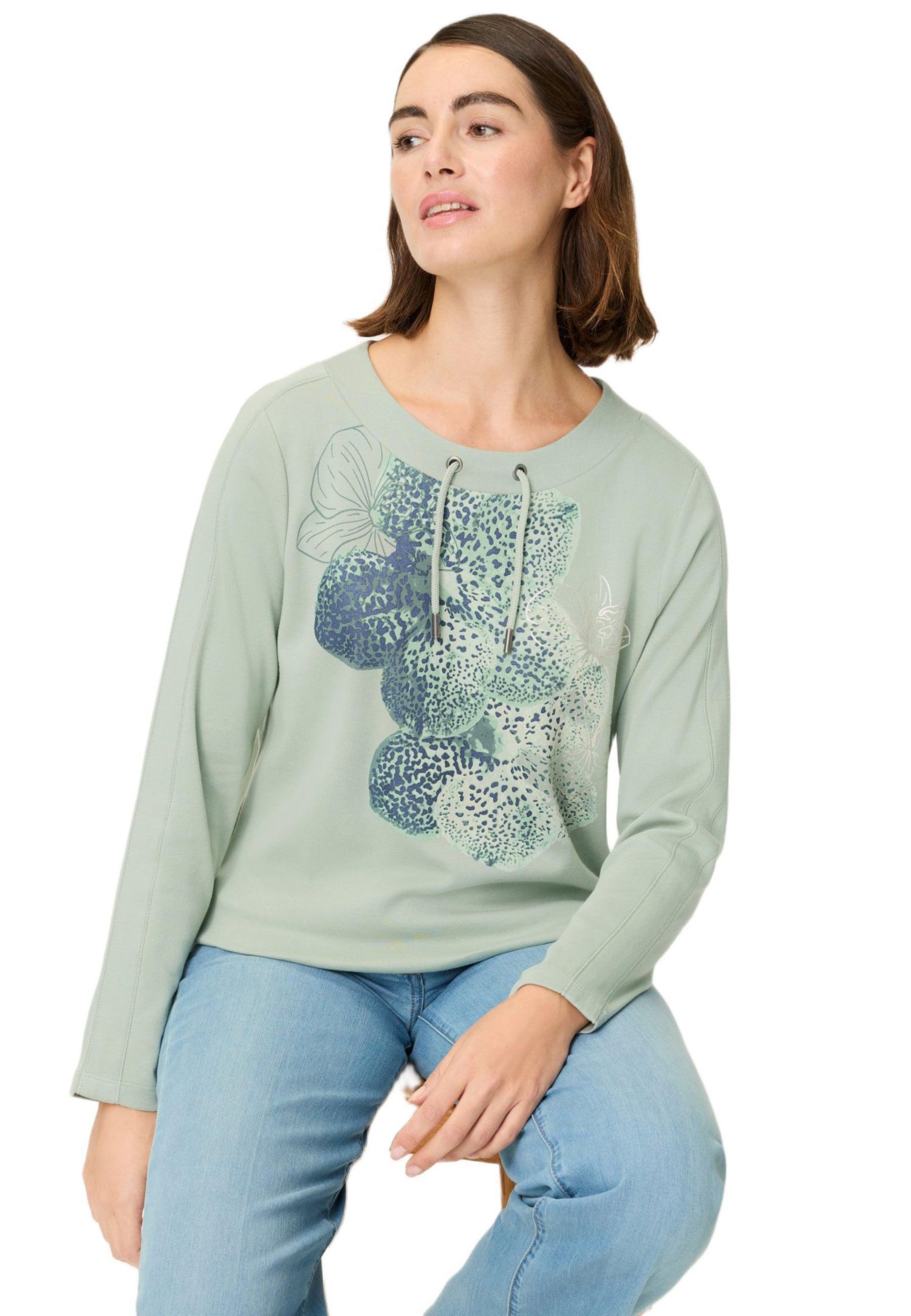 Women's Placement Print Jersey Top