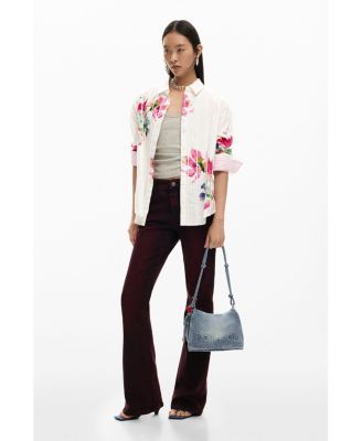 Women's Medium denim charms bag