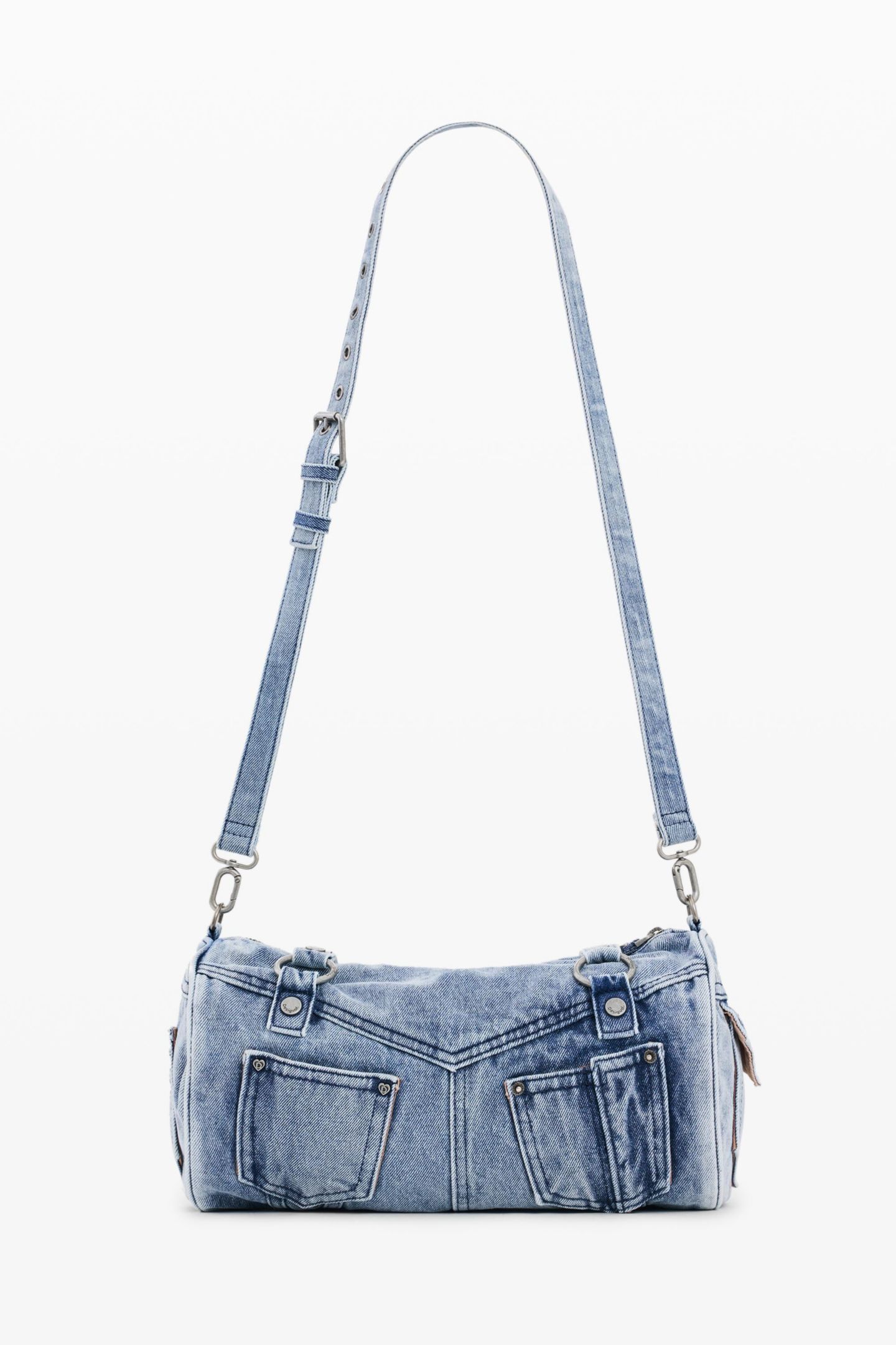 Женская сумка Desigual Denim pockets, цвет: Светлый синий — фото 5