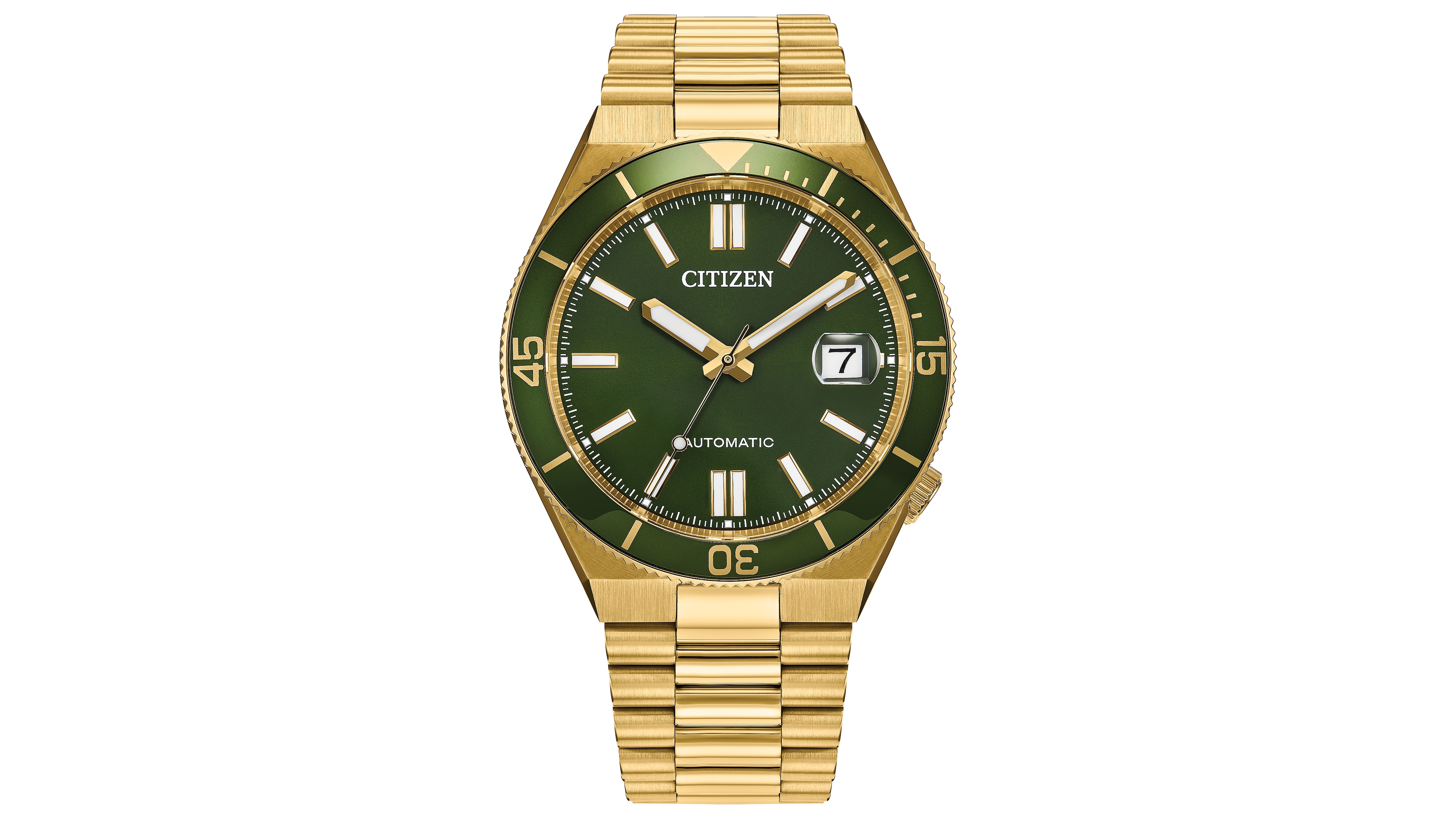 Citizen Men's Tsuyosa Shore Gold-Tone Stainless Steel Bracelet Watch, 40mm