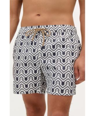 Men's Indigo Skull Swimsuit