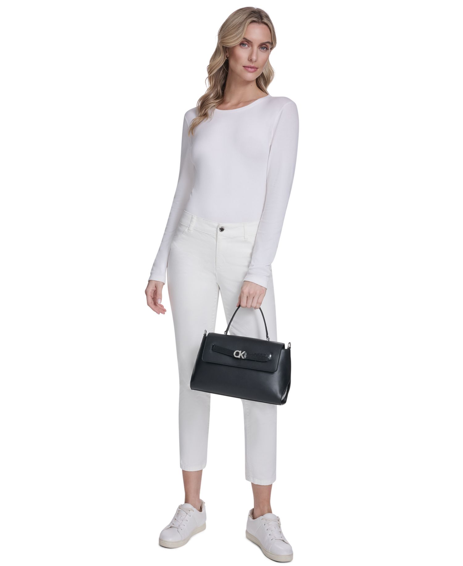 Annalise Top Handle Belted Satchel