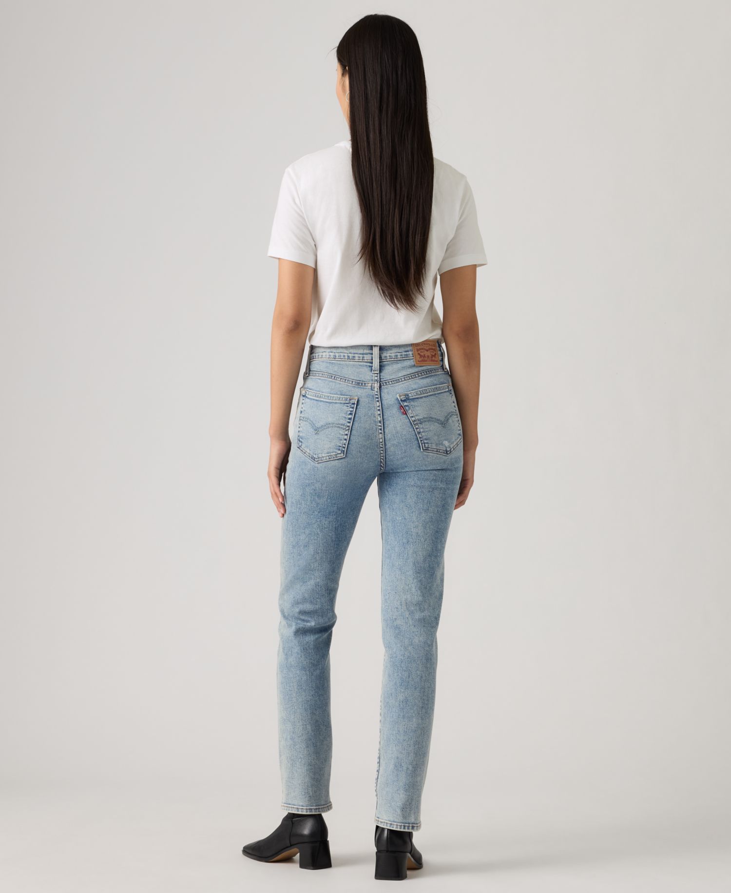 Trendy Plus Size 724 High-Rise Straight-Leg Jeans