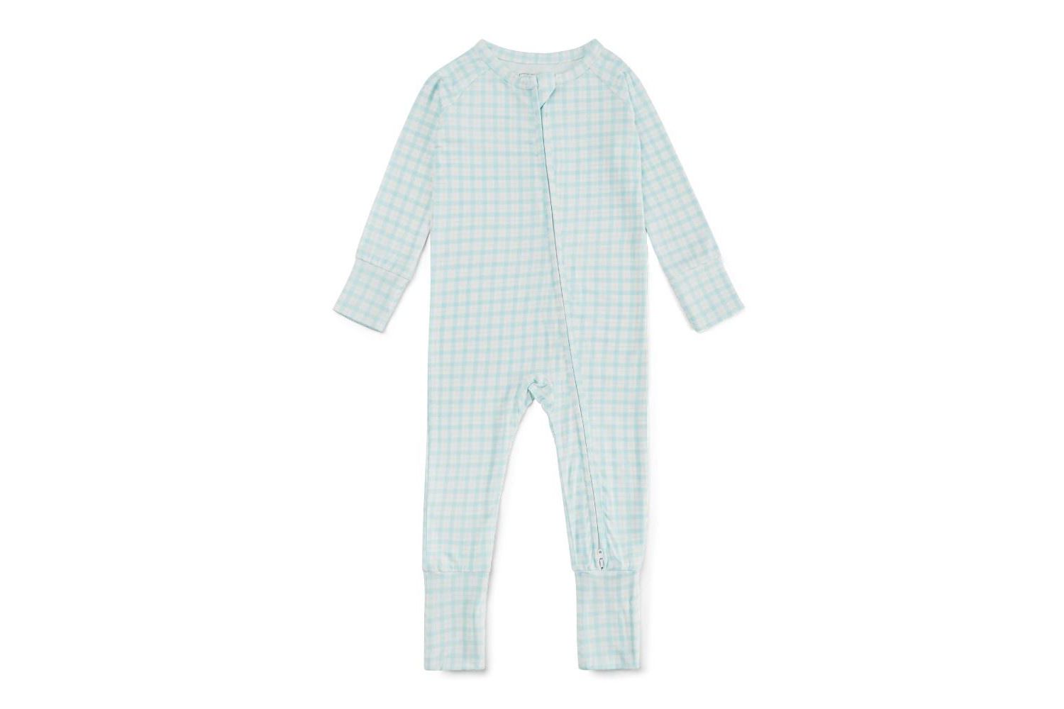 Boys Coastal Check Bamboo Sleeper