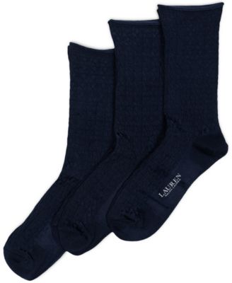 3-Pk. Cable Trouser Socks