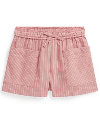 Girls' 2-6X Striped Pull-On Shorts