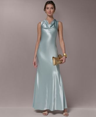 Women's Cowl Neck Ball Gown