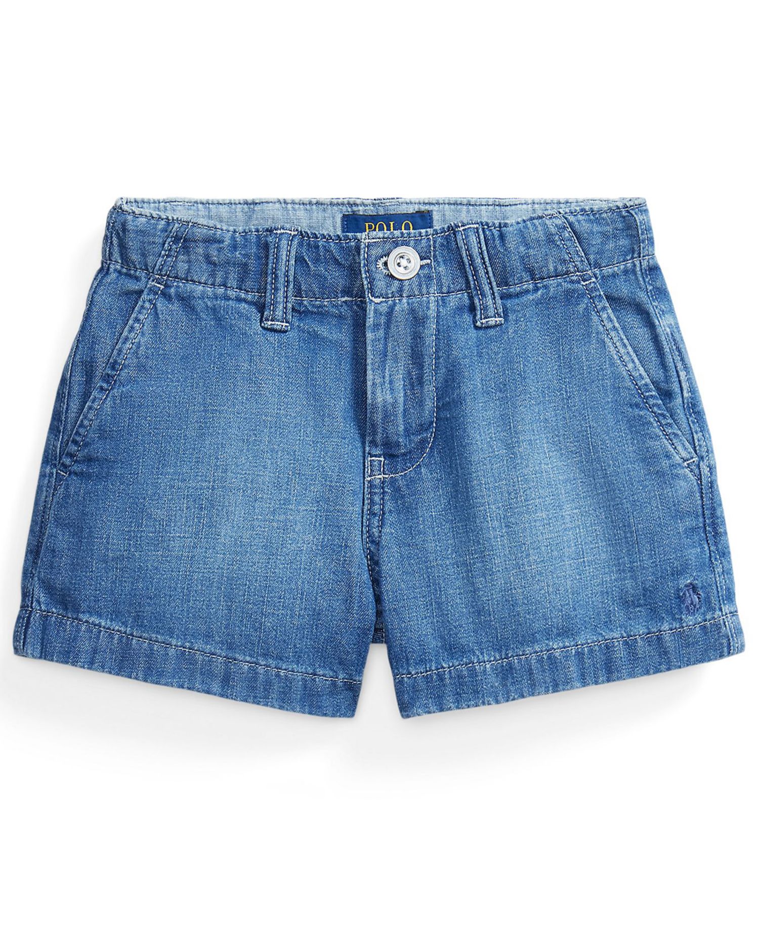 Girls' 2T-6X Zip-Fly Denim Shorts
