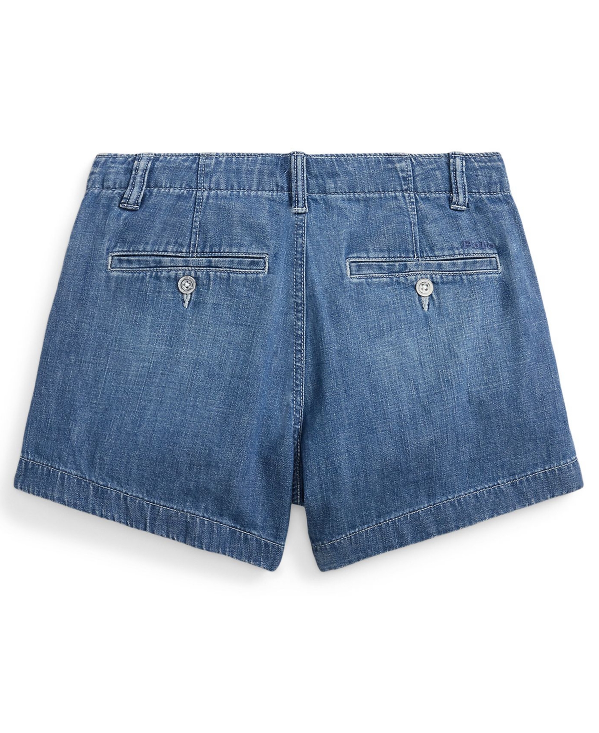 Polo Ralph Lauren Girls' 7-16 Zip Fly Denim Shorts