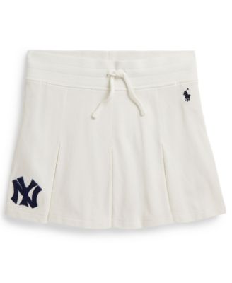 Girls' 7-16 Yankees Mesh Pull-On Skort