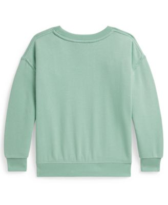 Girls' 2-6X Polo Bear Terry Pull-On Sweatshirt