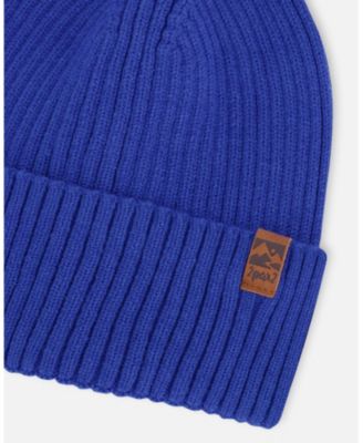 Boy Knit Hat Royal Blue - Toddler Child