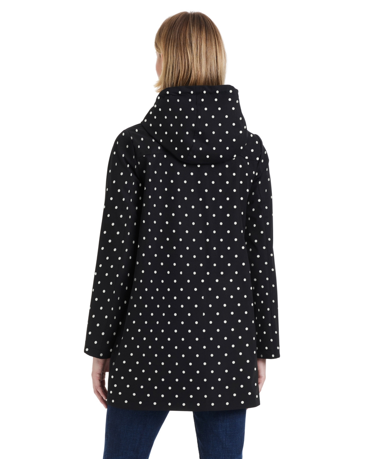 kate spade new york Women's Hooded Aline Water-Resistant Coat