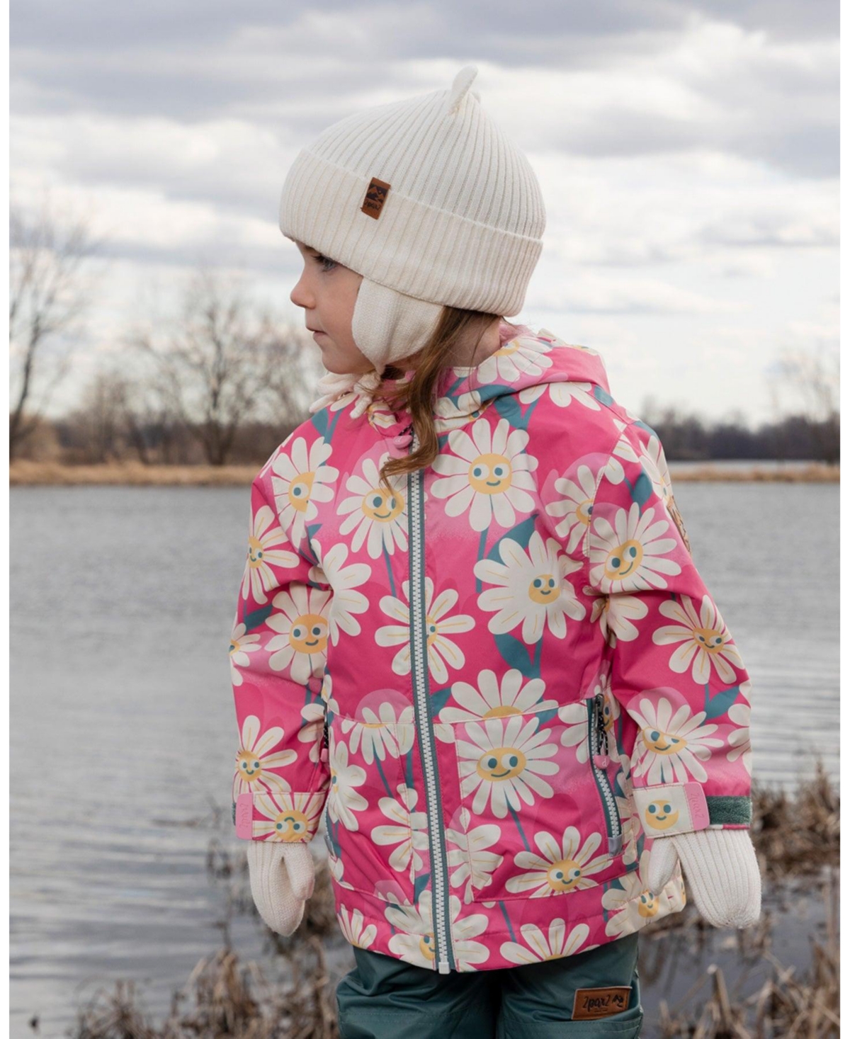 Deux par Deux Baby Unisex Baby Knit Hat Off White - Baby