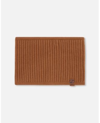 Baby Unisex Knit Neckwarmer Brown - Baby
