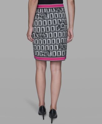Women's Printed Sweater Skirt