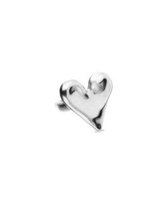 Sterling Silver Plated Heart Shaped Ring