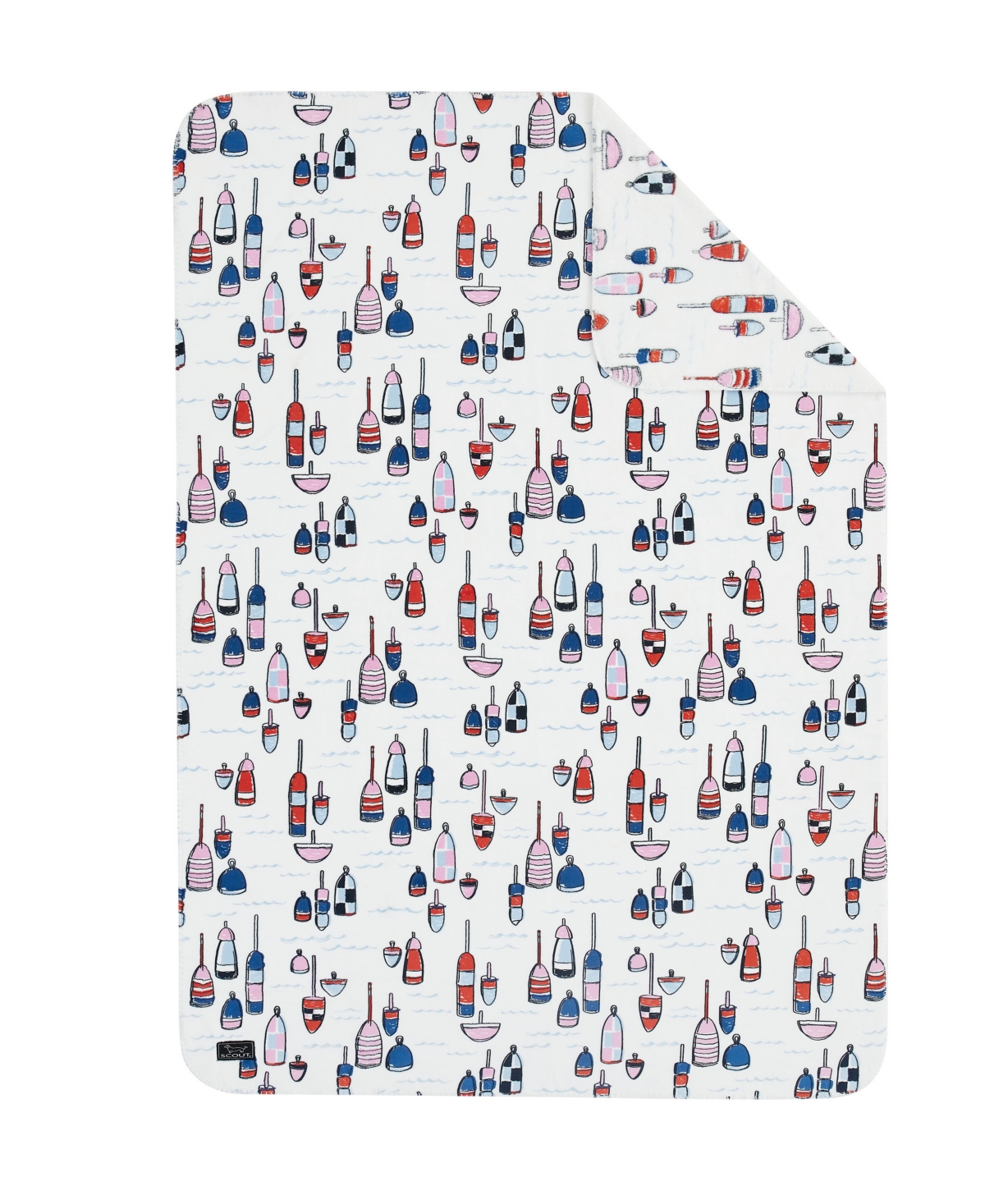 Scout Buoy oh Buoy Whimsical Throw, 50" x 70"