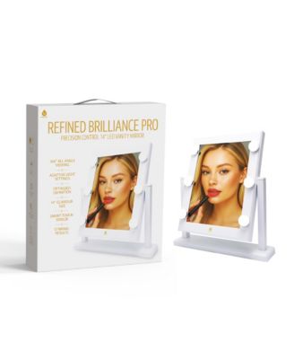PURSONIC 14" LED Hollywood Glam Mirror – Refined Brilliance Pro Lighted Makeup Mirror