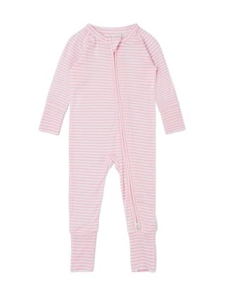 Baby Girls Ballet Stripe Bamboo Sleeper