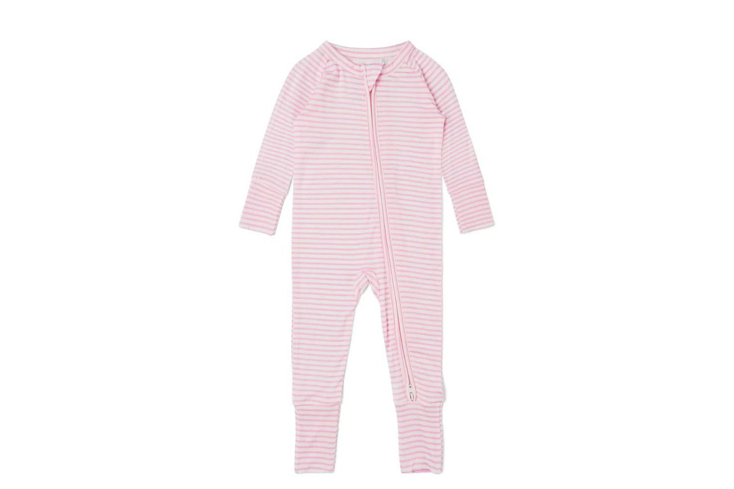Baby Girls Ballet Stripe Bamboo Sleeper