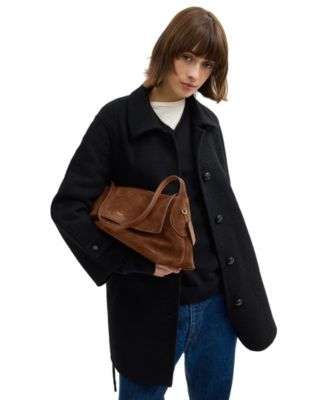 Chelsea Medium Suede Shoulder Bag 36