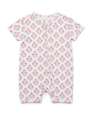 Baby Girls Pink Posy Bamboo Sleeper