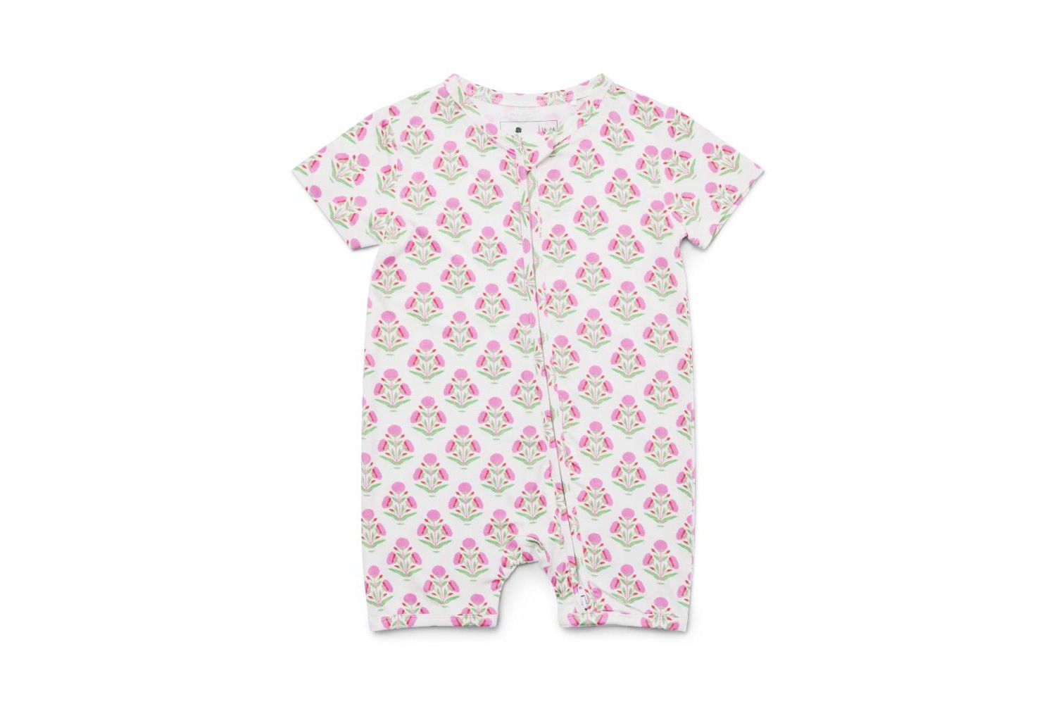 Baby Girls Pink Posy Bamboo Sleeper