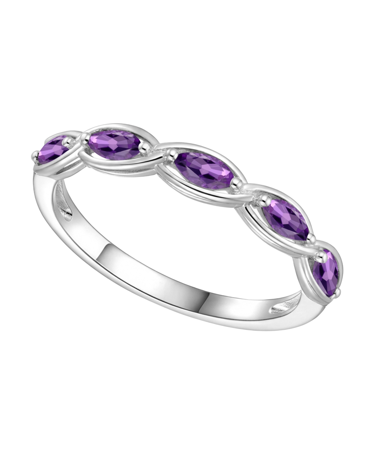 Macy's Amethyst (1/3 ct. t.w.) Ring Sterling Silver (Also Available Multi-Stones)