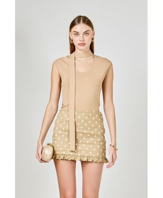 Women's Neckband Knited top