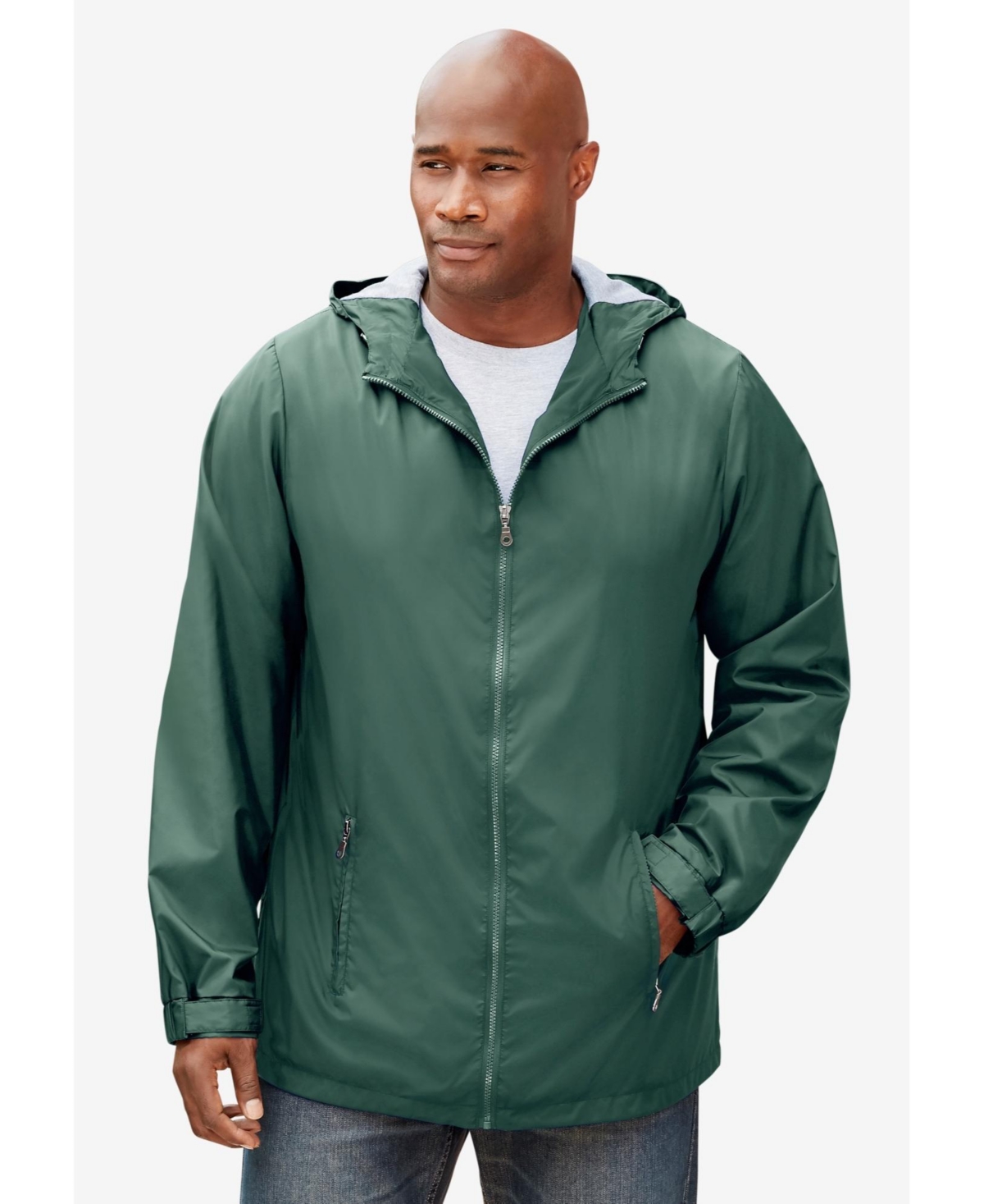 KingSize Big & Tall Jersey-Lined Windbreaker