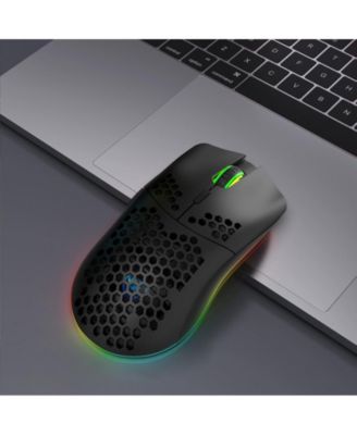 Honeycomb Hollow Wireless Gaming Mouse - Tri-Mode Wireless Mouse