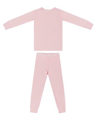 Girls Peony Stripe Pajama Set