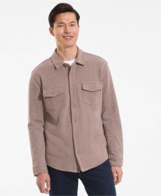 Men's Long Sleeve Bedford Button Through Utility Overshirt