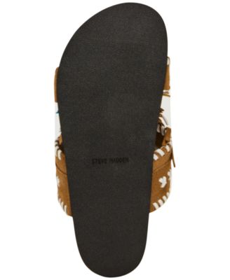 Women's Lester Tassel Footbed Slip-On Slide Sandals