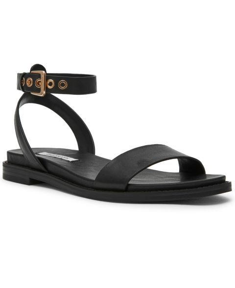 Женские сандалии Steve Madden Dandi Two-Piece Flat, цвет: Чёрный